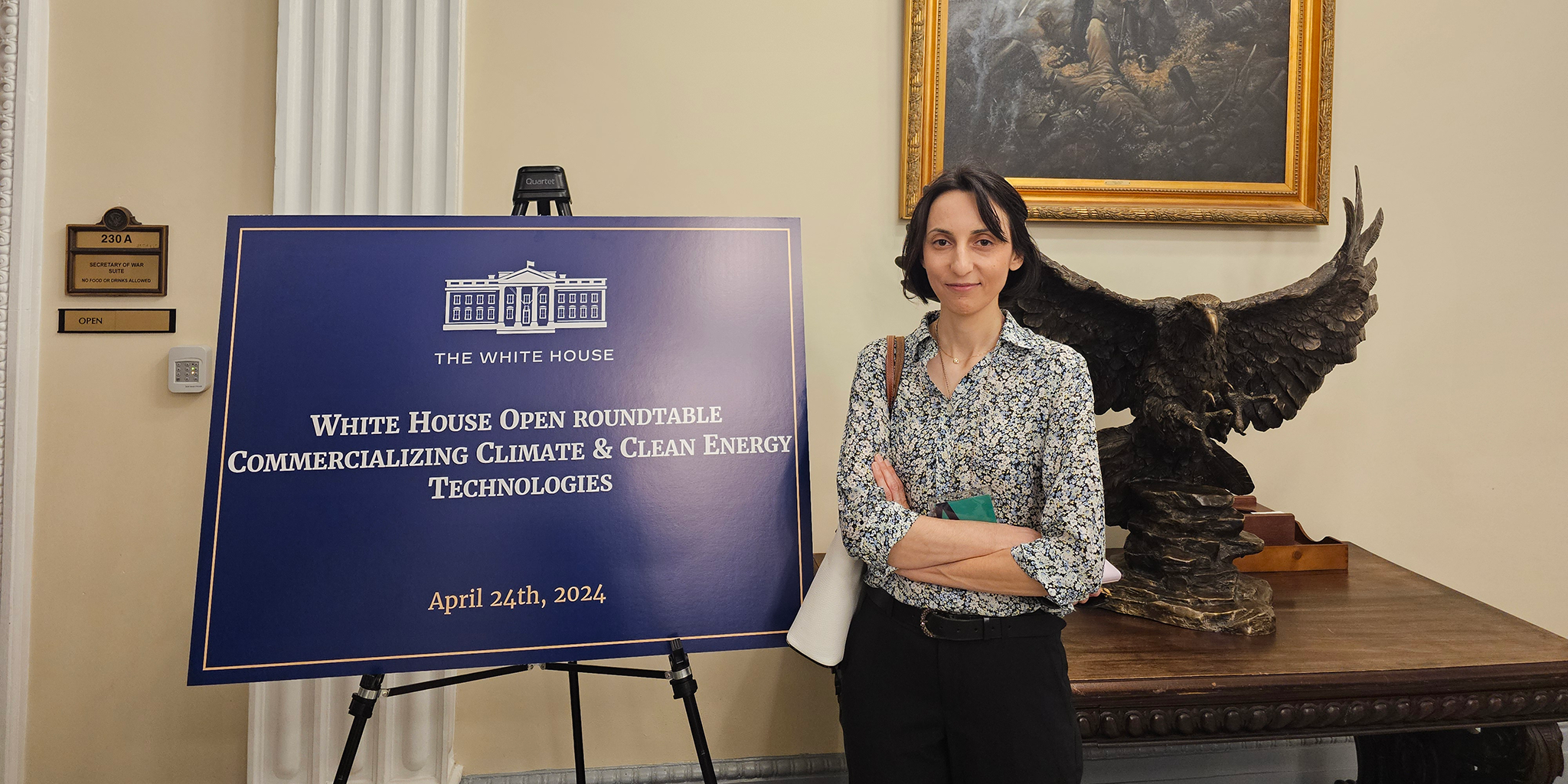 Dr. Maryam Younessi at White House